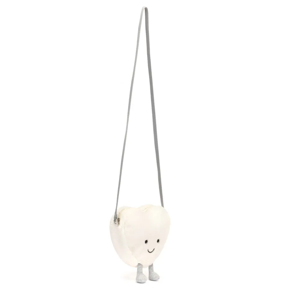 Amuseables Cream Heart Bag*Jellycat Clearance