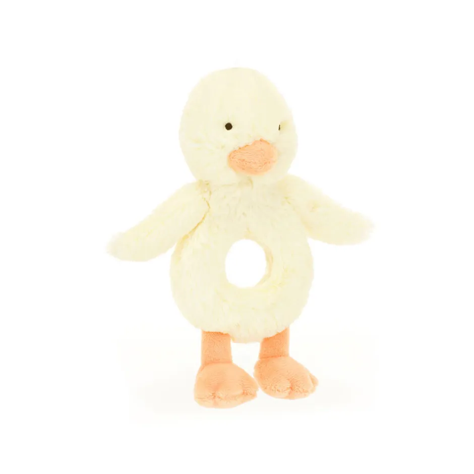 Bashful Duckling Ring Rattle*Jellycat Discount