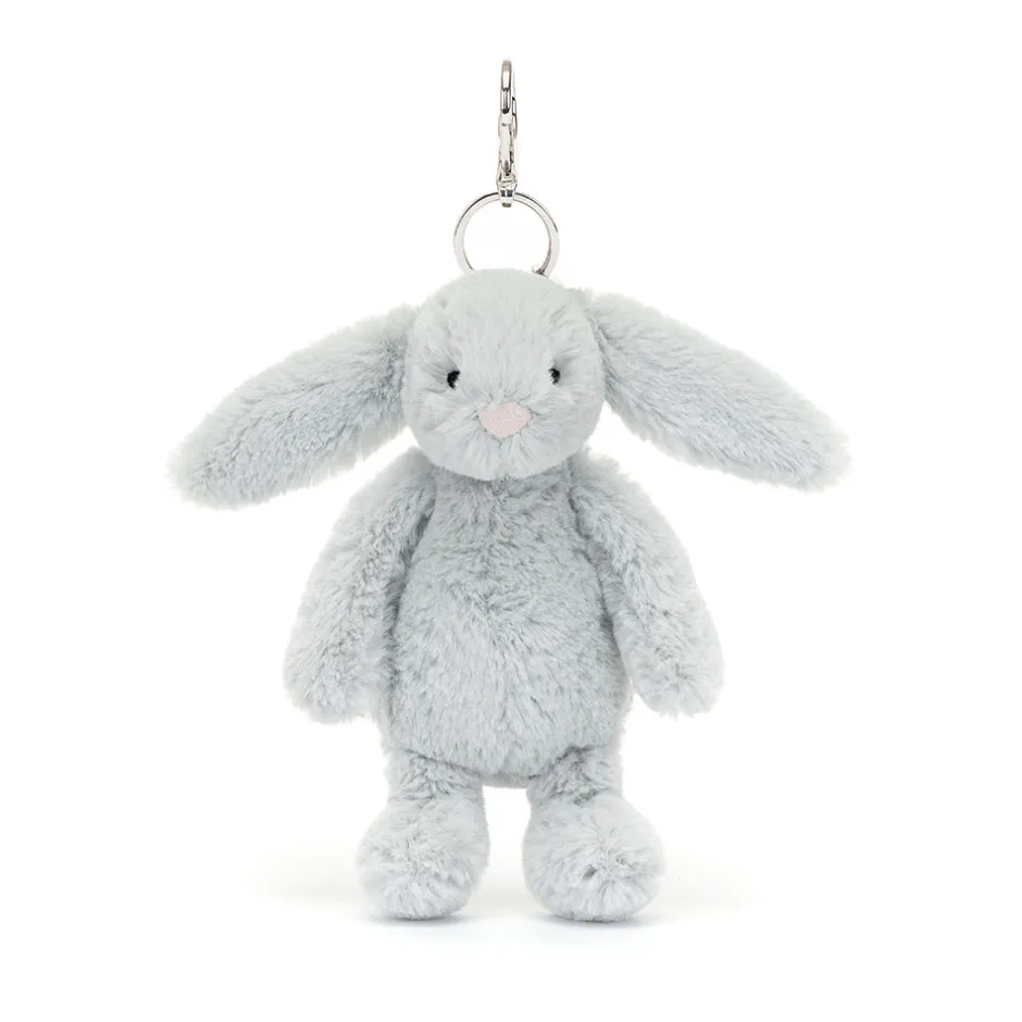 Bashful Silver Bunny Bag Charm*Jellycat Hot