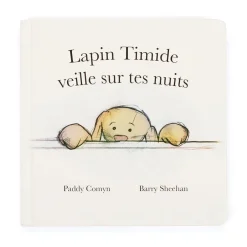 Lapin Timide Veille Sur Tes Nuits and Bashful Cottontail Bunny Medium*Jellycat