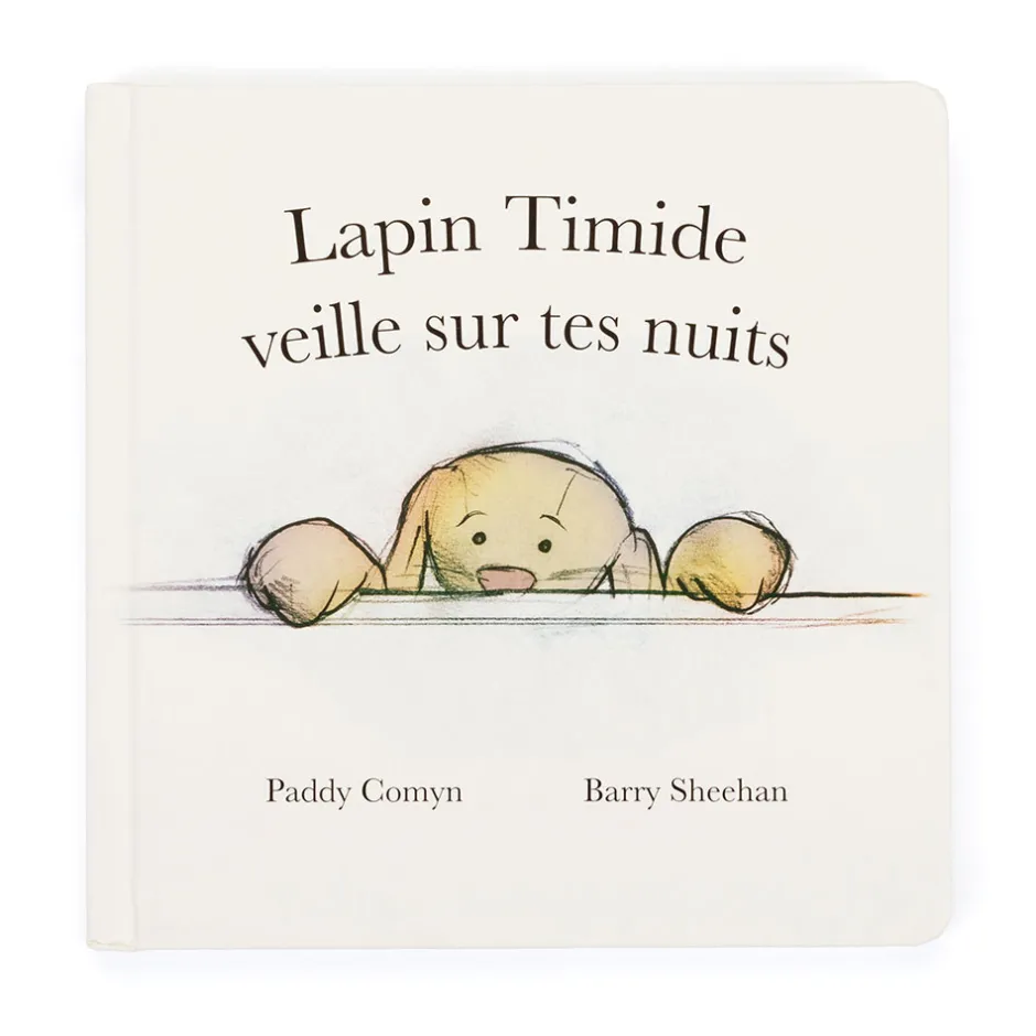 Lapin Timide Veille Sur Tes Nuits and Bashful Cottontail Bunny Medium*Jellycat