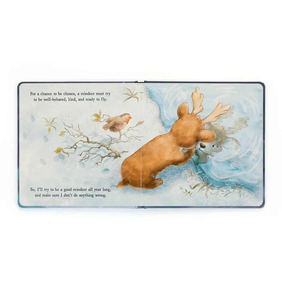 Mitzi Reindeer's Dream Book and Mitzi Reindeer Medium*Jellycat
