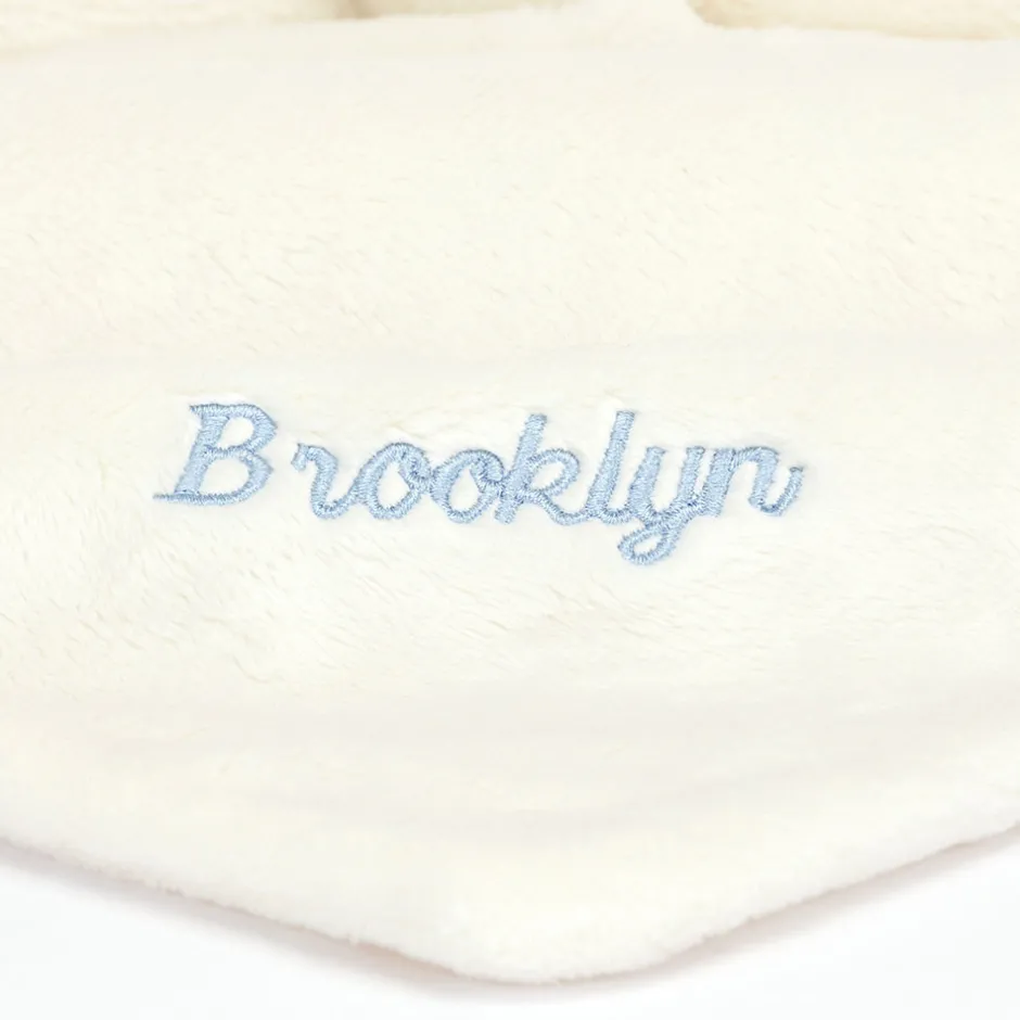 Personalised Bashful Black & Cream Puppy Soother*Jellycat Discount