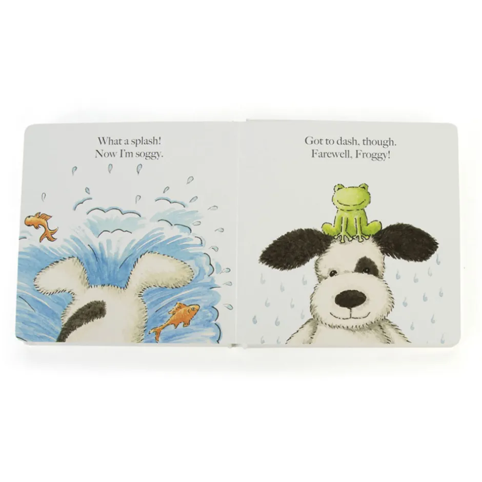 Puppy Makes Mischief Book and Bashful Puppy Medium*Jellycat Hot